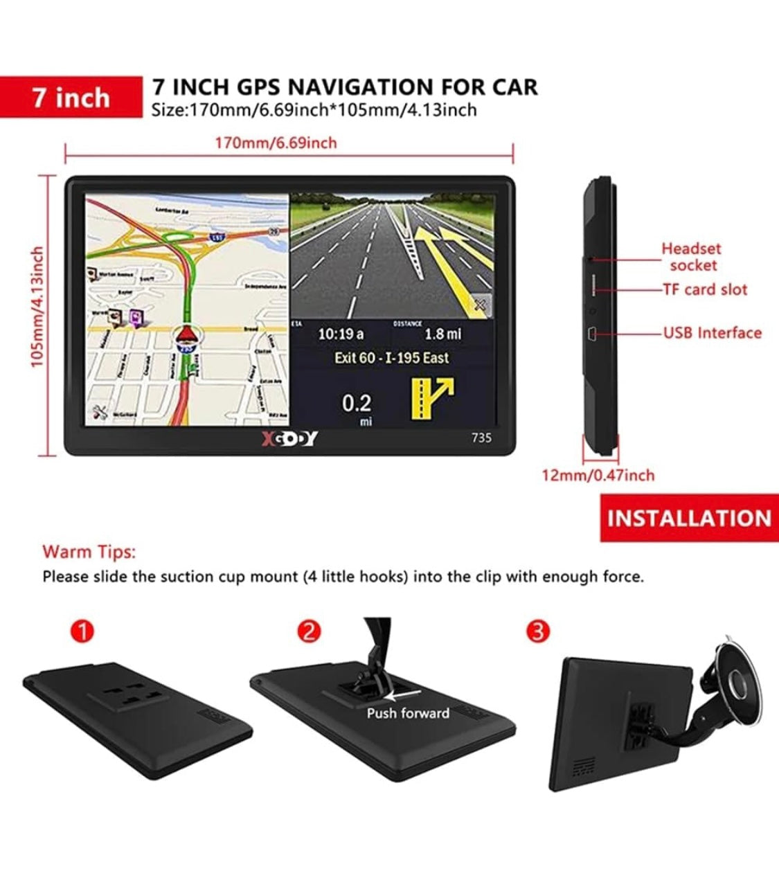 Pantalla Gps coche