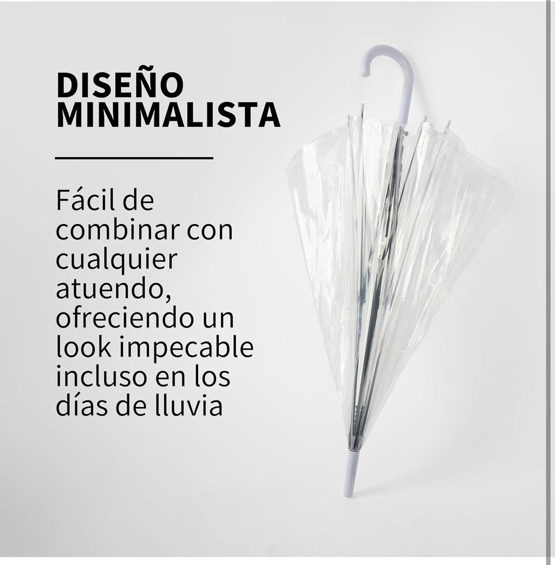Paraguas Transparente