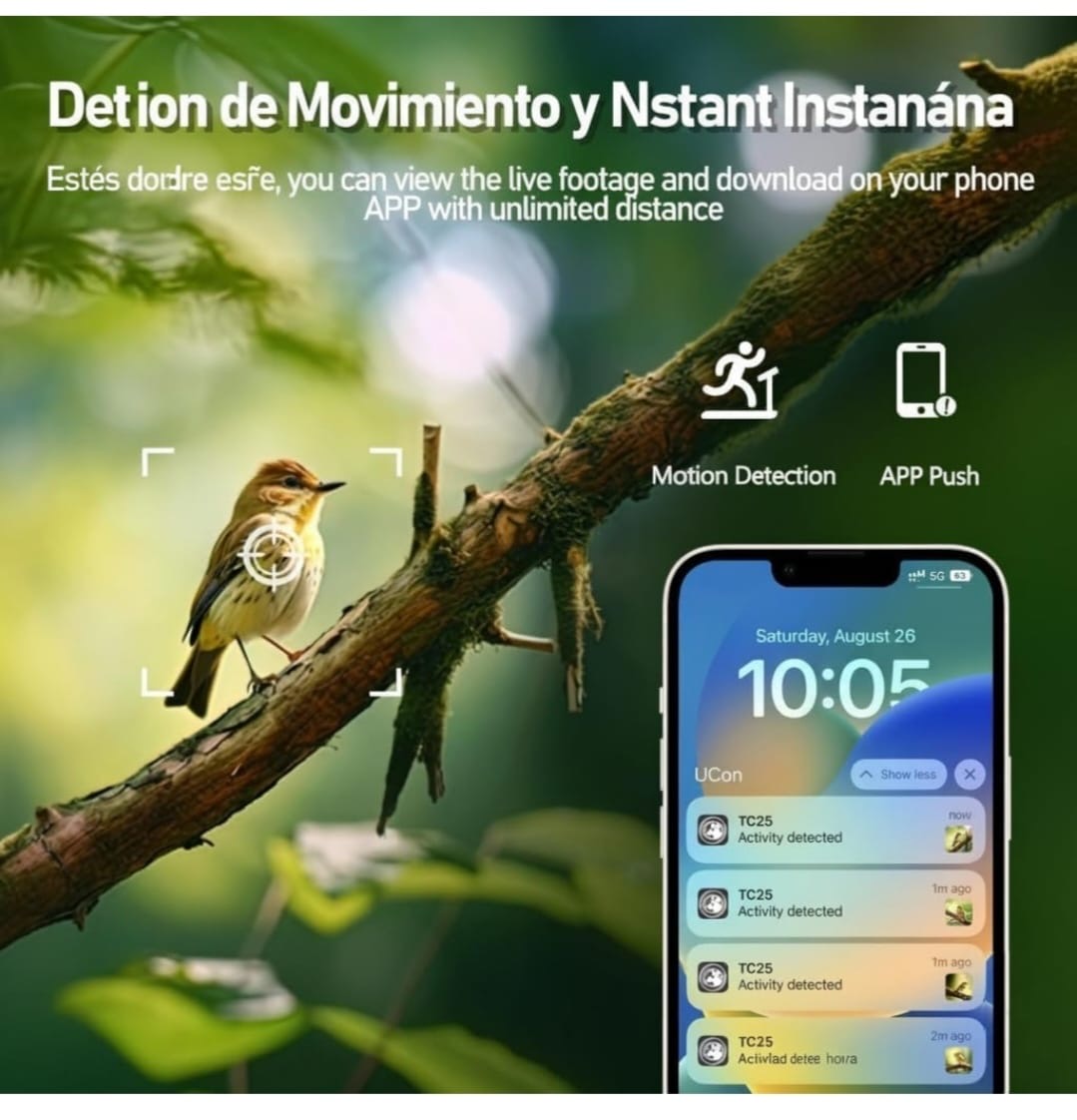 Cámara de Caza 4G LTE Solar con Tarjeta SIM