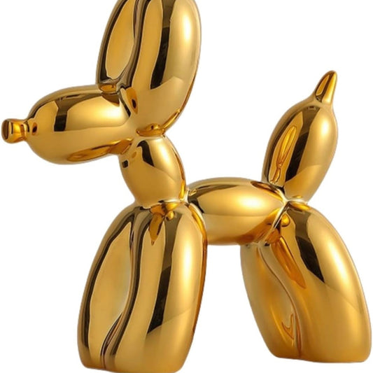 Mini Escultura Perro Globo