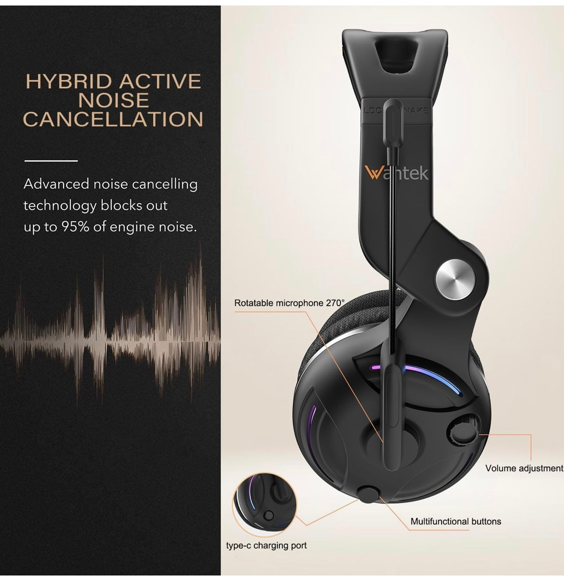 Auriculares Wantek inalámbricos
