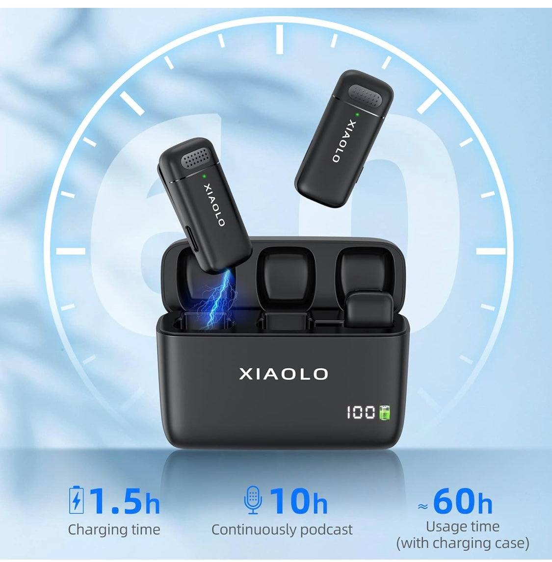 Micrófono Inalámbrico Xiaolo para iPhone/iPad
