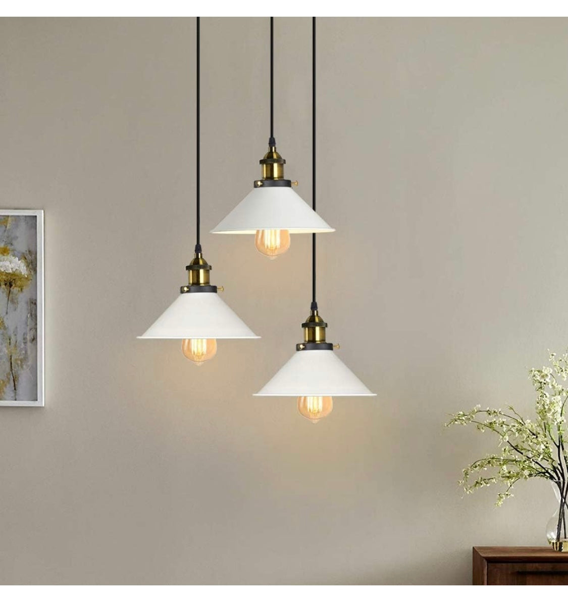 Lámpara Colgante 3 Luces