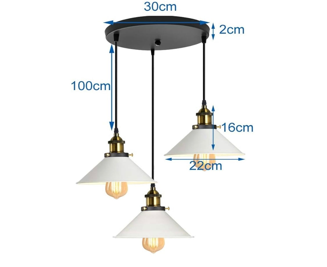 Lámpara Colgante 3 Luces