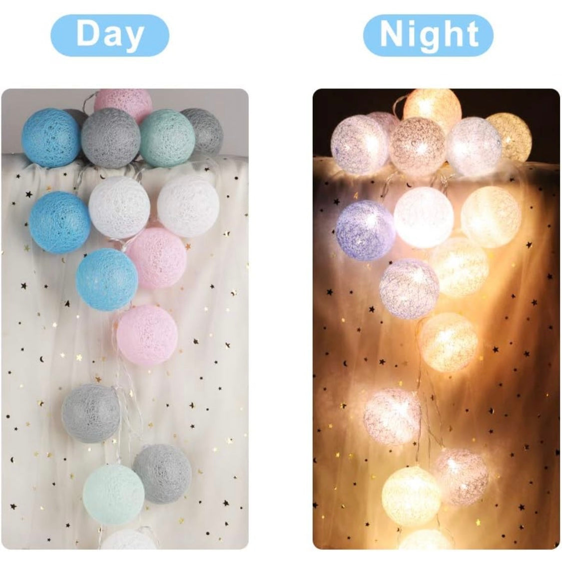 Guirnalda luces de luces de colores