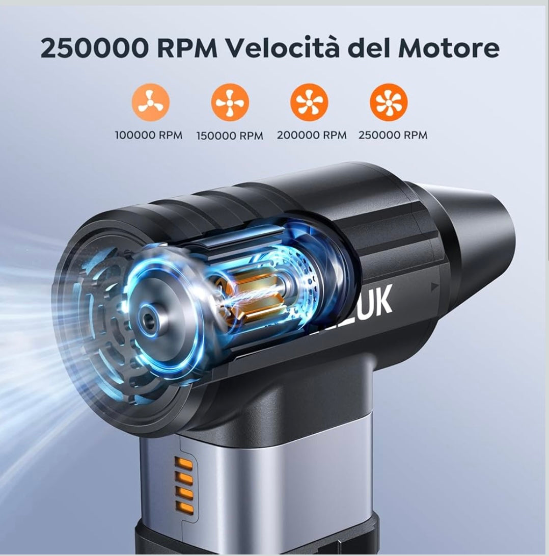 Soplador Eléctrico ACEZUK 250000RPM 4 Velocidades