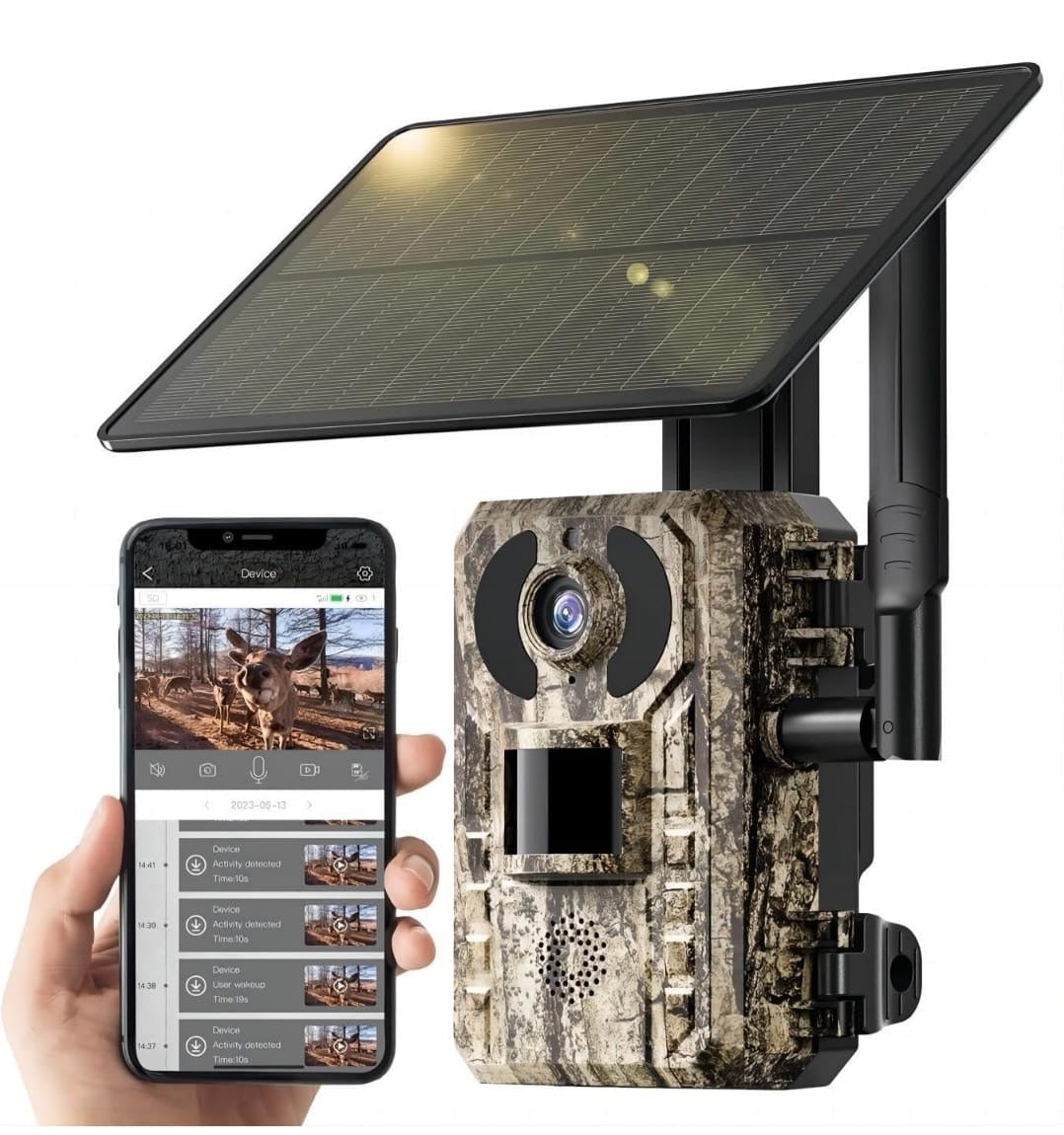 Cámara de Caza 4G LTE Solar con Tarjeta SIM